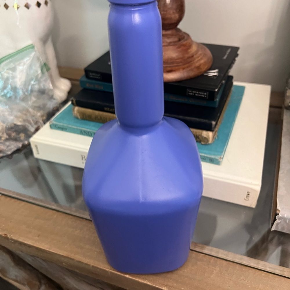 Maker's Mark Purple Blue hand‎ painted decorative Bottle - Picture 3 of 6
